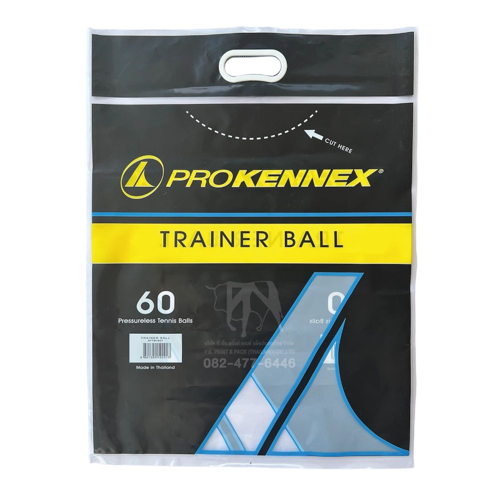 ถุงพลาสติก LLDPE เจาะหูหิ้ว เหนียว ทนทาน สำหรับใส่สินค้า